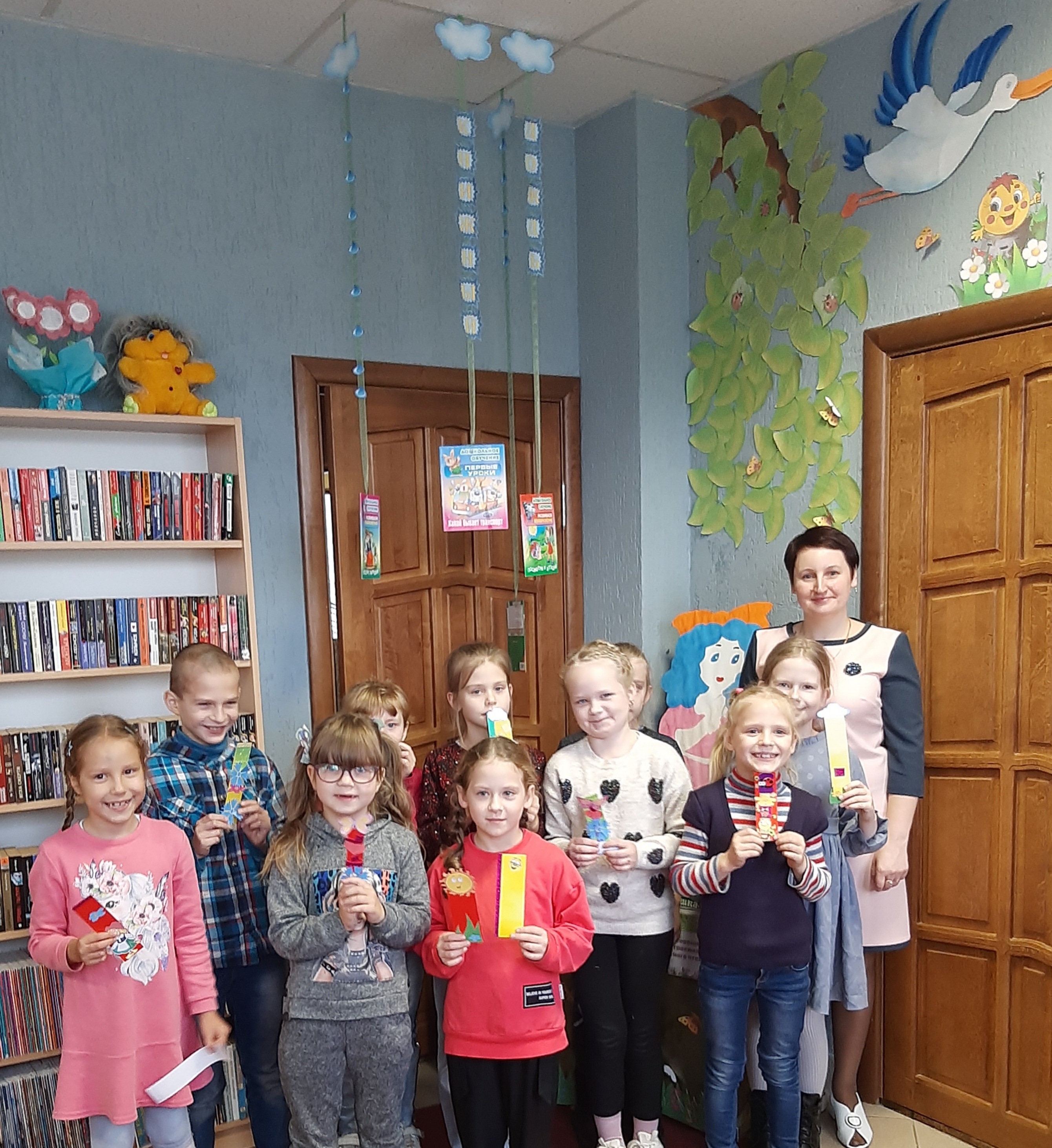 В Друевской библиотеке прошло творческое занятие